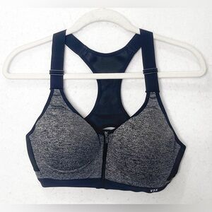 Victoria’s Secret Sport VSX Underwire Heathered Gray Sports Bra 36C Racerback